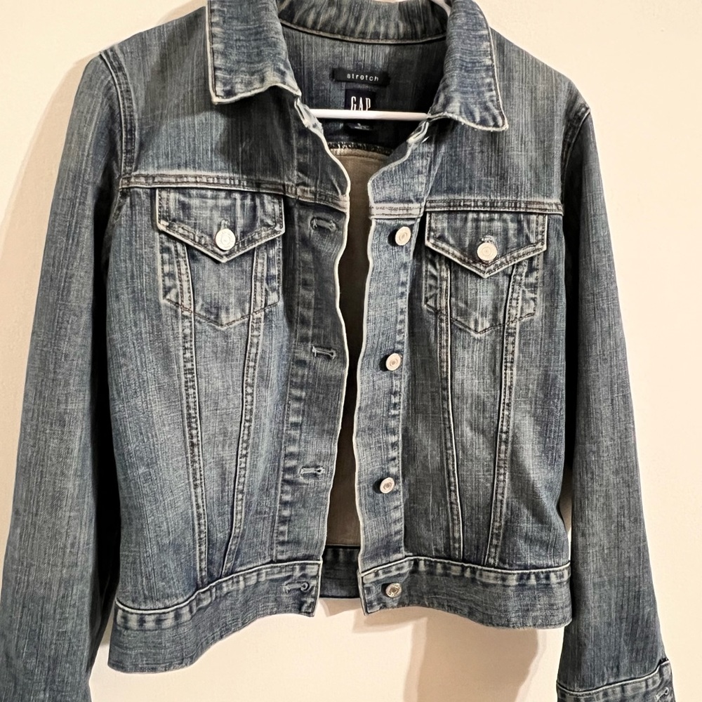 Perfect Gap Stretch Denim Jacket - image 5